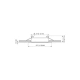 Quick Faretto Nautico Barca ad Incasso Todd Bianco FASP5803W12CA00