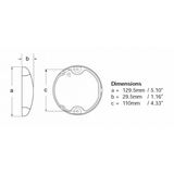 Hella Marine Euroled 130 Bianco Luce B/R nautica 2JA 959 950-121