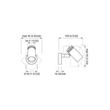 Quick Luce Nautica Barca Orientabile Modello Jacob FASP2102CC10D00