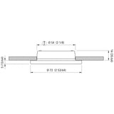 Quick Nautical Boat Spotlight Ted Ct with Touch Switch FASP3422X12CA00