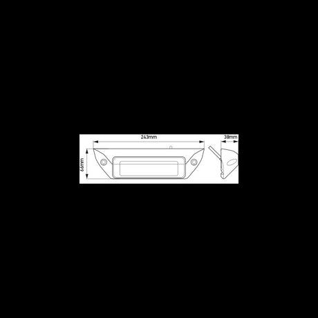 Hella Marine Deck Floodlight Fms1200 White Nautical 1GB 996 098-501