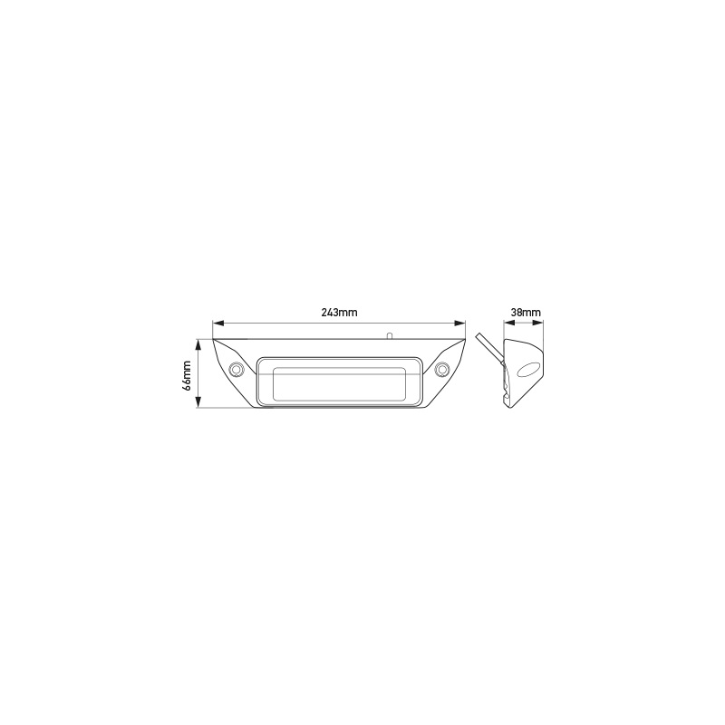 Hella Marine Deck Flutlicht FMS1200 Weiß Nautisch 1GB 996 098-501