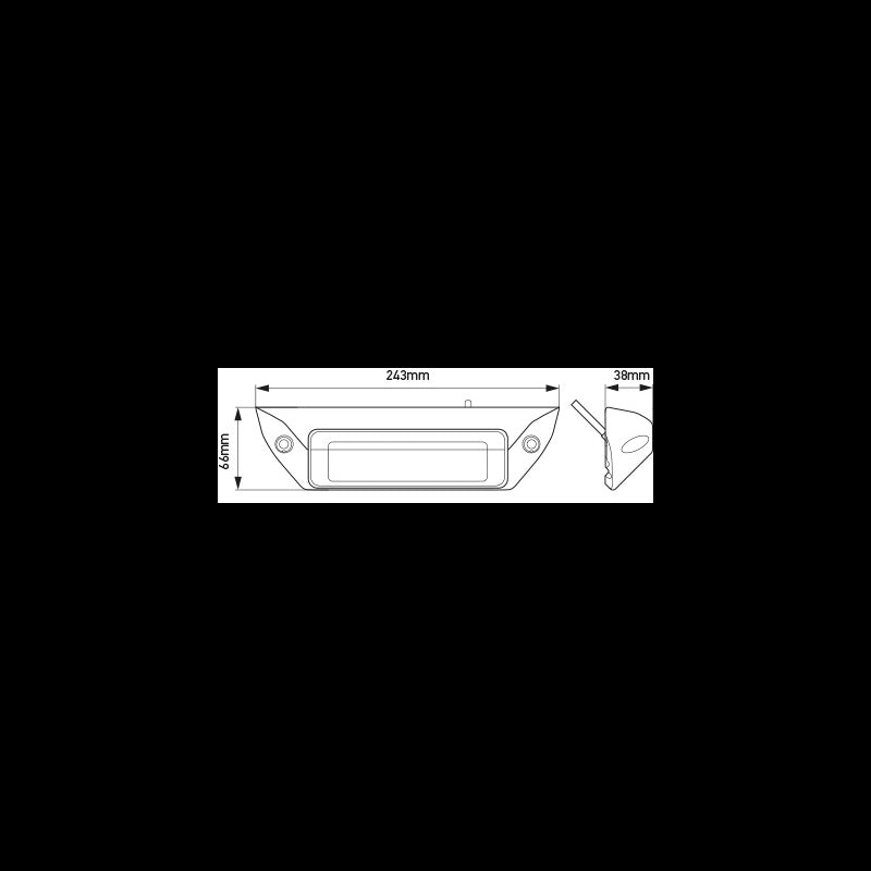 Hella Marine Deck Floodlight Fms1200 White Nautical 1GB 996 098-501