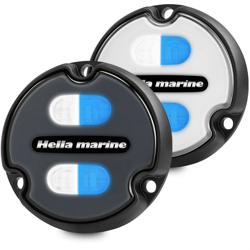 Hella Marine Faro Sub a Pelo A1 Led Bianco/Blu nautica 2LT 016 145-001