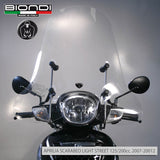 Biondi Parabrezza Z Trasparente Honda SH Mode 125 2021 - con Attacchi