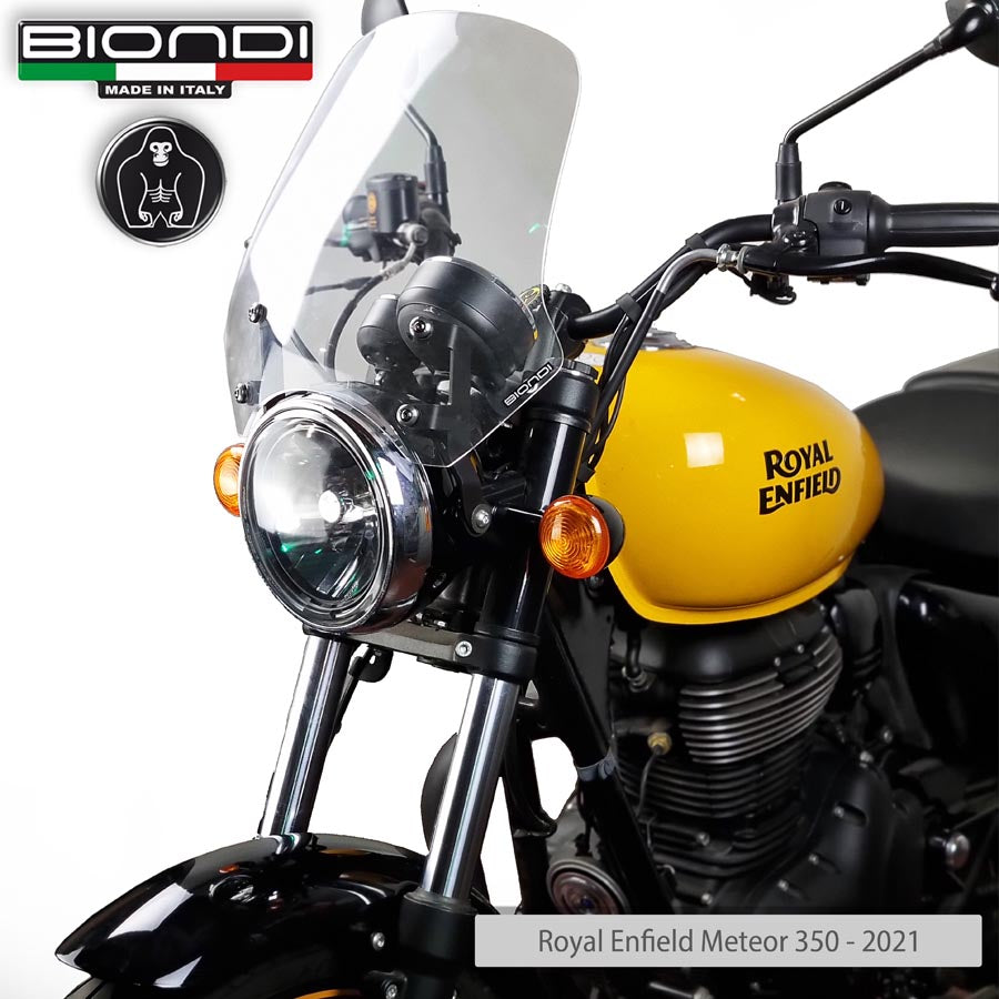 Biondi Cupolino Touring Trasparente Royal Enfield Meteor 350, Interceptor 650, Continental GT 650, Super Meteor 650
