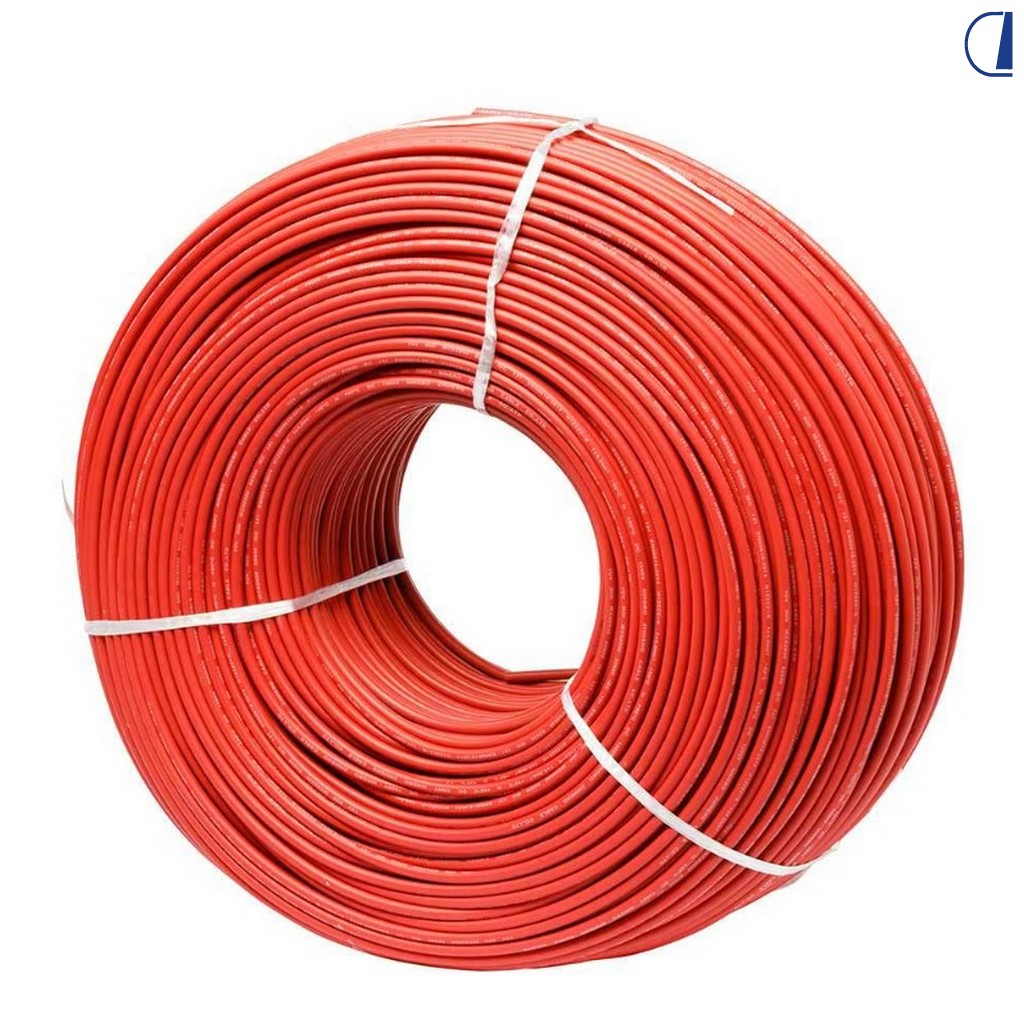 Di-Tec Cavo elettrico rosso Ø 6 mm per pannelli solari (al metro)