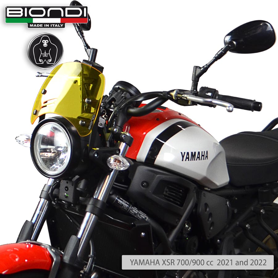 Biondi Cupolino Caffè Giallo Trasparente Yamaha XSR 700/900 2021 - MPN 8010416
