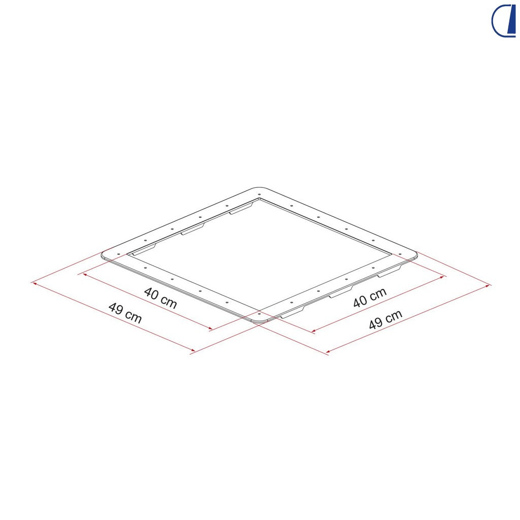 Fiamma Kit frame per oblò 40x40 su Fiat Ducato