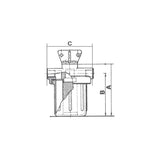 Ancor Filtro Acqua Cf 3/8 55