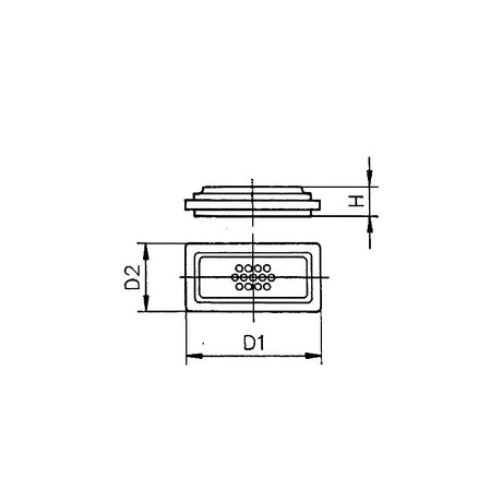 FNI Filtro Aria Mercruiser 3519487 A33