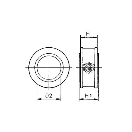 FNI Filtro Aria Volvo Riferimento Originale 858488 A50