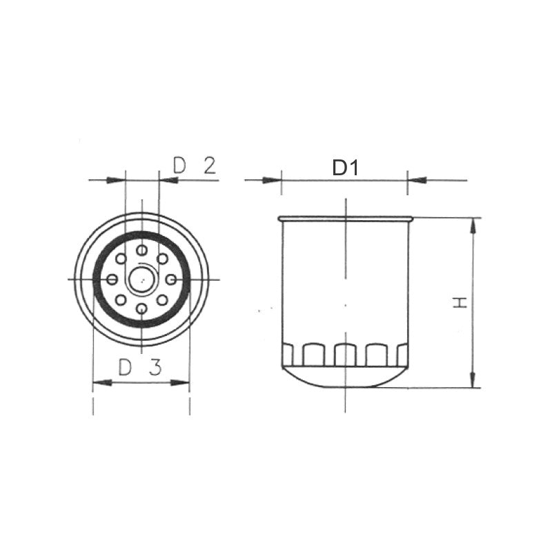 FNI Filtro Gasolio 1R0751 G13377EC