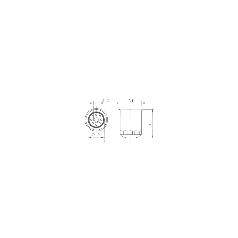 Filtro de aceite FNI Mercruiser Yanmar FF672EC