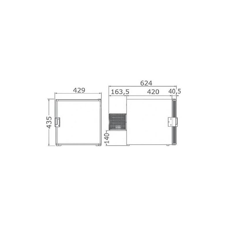 Kühlschrank oder Gefrierschrank Cr40 Cubic