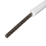 Teci Fune Inox Rivestita Diametro mm 3X6 Mt 100 BIANCA RIVESTITA 3X6