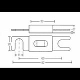 FNI Fusibile Anl 50 Ampere FT2050