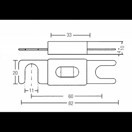 FNI Fusibile Anl 50 Ampere FT2050