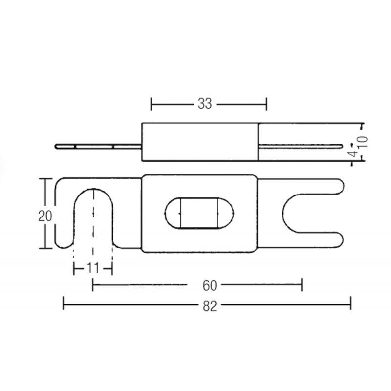 FNI Fusibile Anl 50 Ampere FT2050