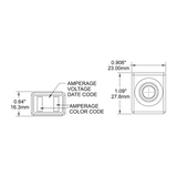 Fusible de terminal Blue Sea 30A 5175-BSS
