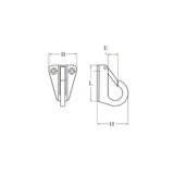 FNI 316 Edelstahl-Plattenöffnungshaken S1522-A0001