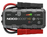 Arrancador de batería de litio NOCO GB70 Boost de 12 V y 2000 A