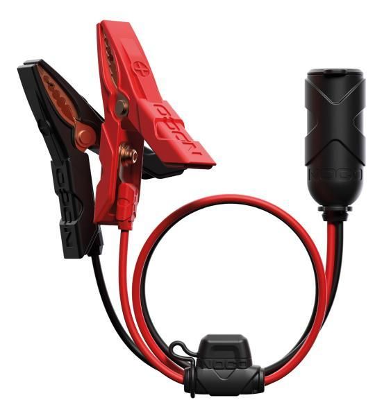 Toma de corriente Noco de 12 V con pinzas para batería