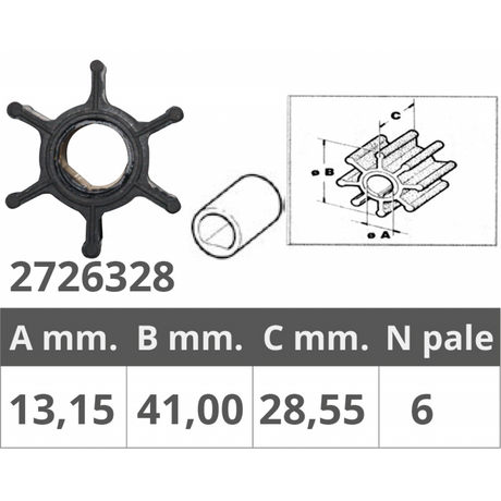 Finnord Girante Honda 4T 5-7, 5-8-10 Hp 500328