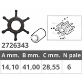 Impulsor Finnord Honda 4T 8-9-15 HP 500343