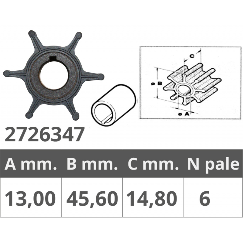 Impulsor Finnord Honda 4T 8-10Hp 500347