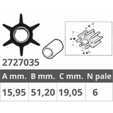 Impulsor Finnord Johnson/Evinrude 2T 25Hp 500357.G