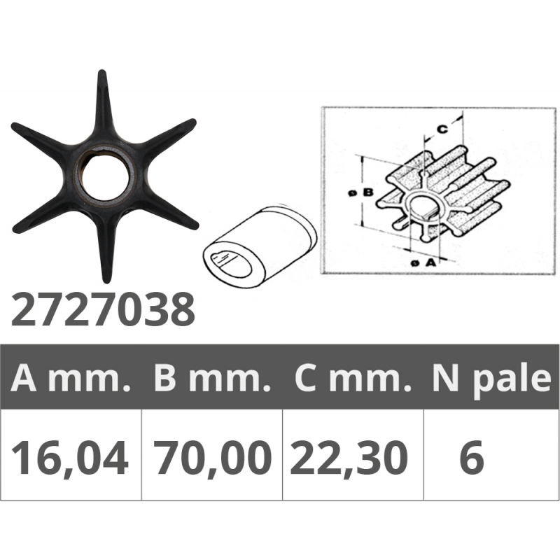 Finnord Girante Johnson/Ev 2T 40-48-50 Hp 500346.C