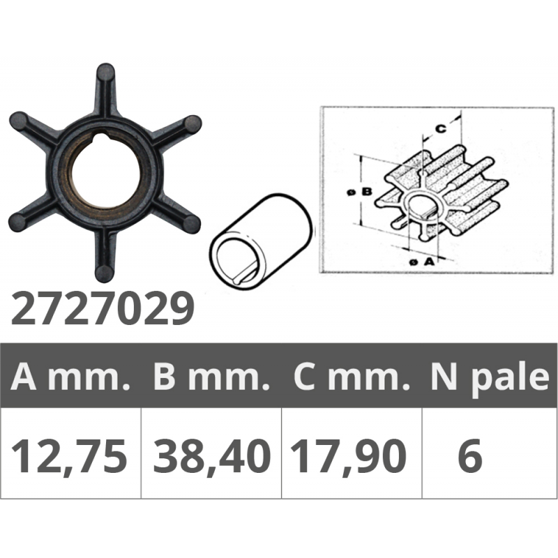 Finnord Laufrad Johonson/Ev 2/4T 8-9, 9-15 PS 500355