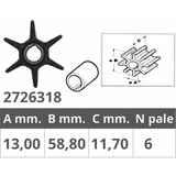 Finnord Impeller Mercury 4T 9, 9-15 PS 500318