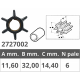 Finnord Girante Mercury 2T Da 4 a 9 Hp 500310