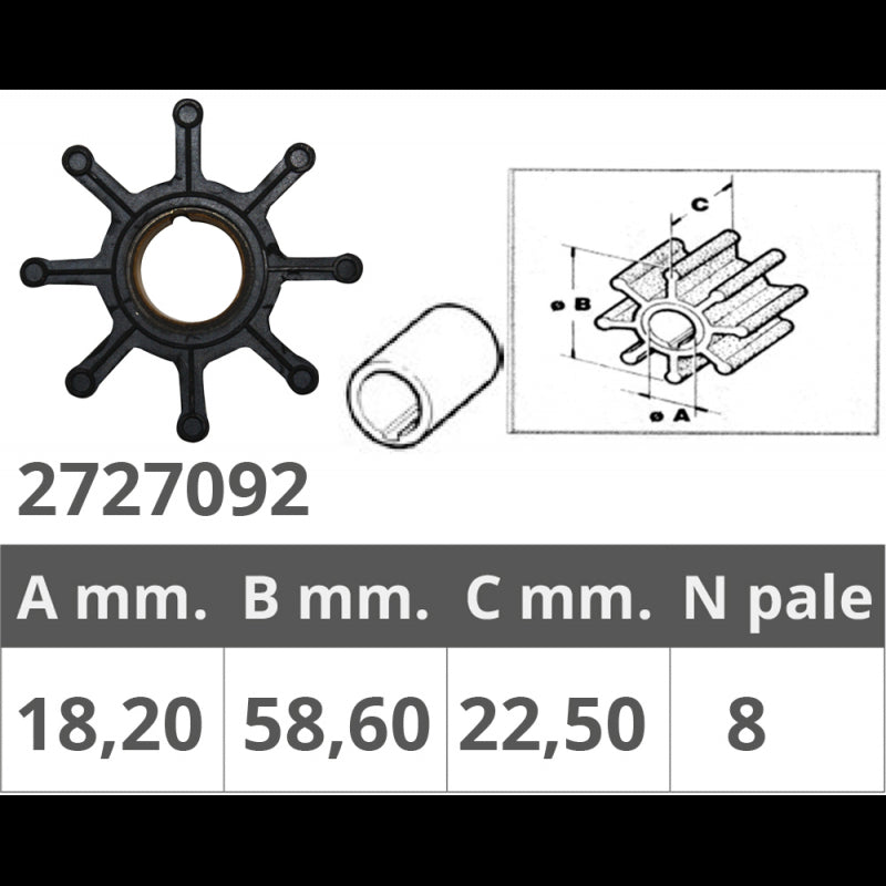 Finnord Selva Impeller Original Ref 8095060 500304