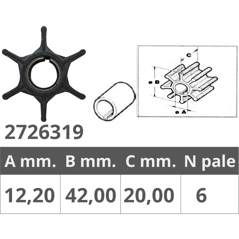 Finnord Girante Suzuki 2T 8-9, 9 Hp 500319