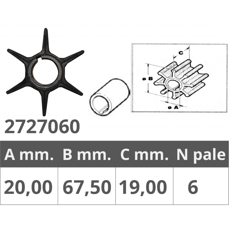 Finnord Girante Suzuki 2T Dt50-60-75-85 500360