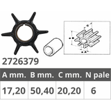 Finnord Impeller Tohatsu 2T 40-50 PS 500379