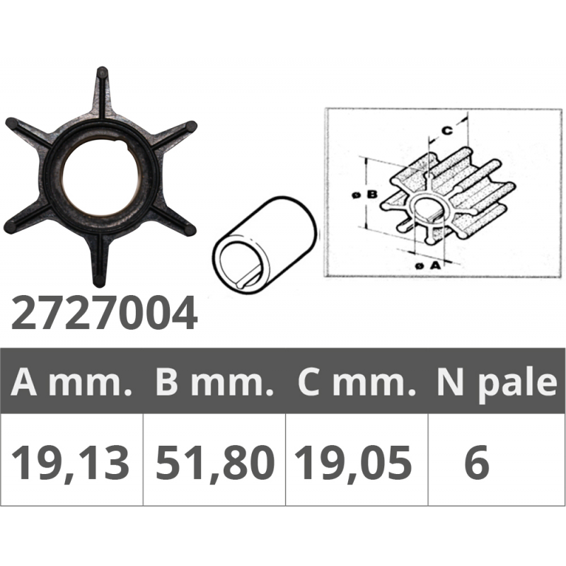 Finnord Impeller Mariner/Mercury/Suzuki 500312