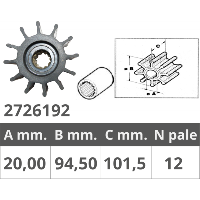 Finnord Sherwood Impeller 29000K 500192.GX