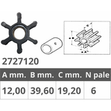 Finnord Impeller Jabsco 22405-John 08-808B 500121.GX