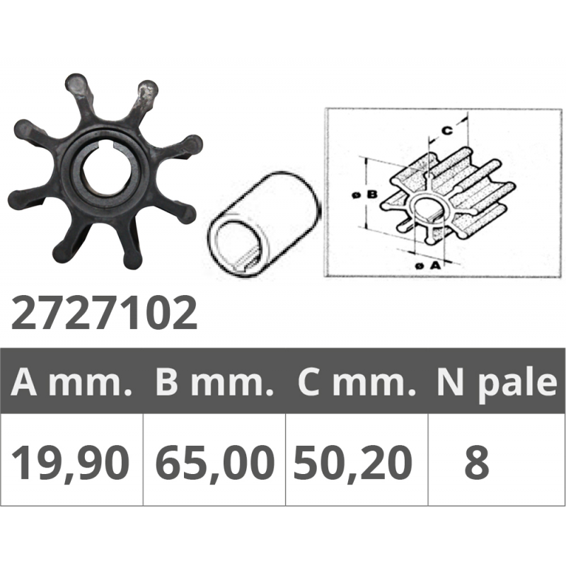 Impulsor Finnord Jabsco 4598-0001 500102.T