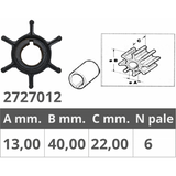 Finnord Impeller Yamaha-Mercury 2/4T 8-15 PS 500320