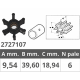 Finnord Impeller Jabsco 4528-John 09-806B Sher 9979 500100.GX