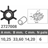 Finnord Impeller Mercury 2T Tohatsu 2/4T 500377