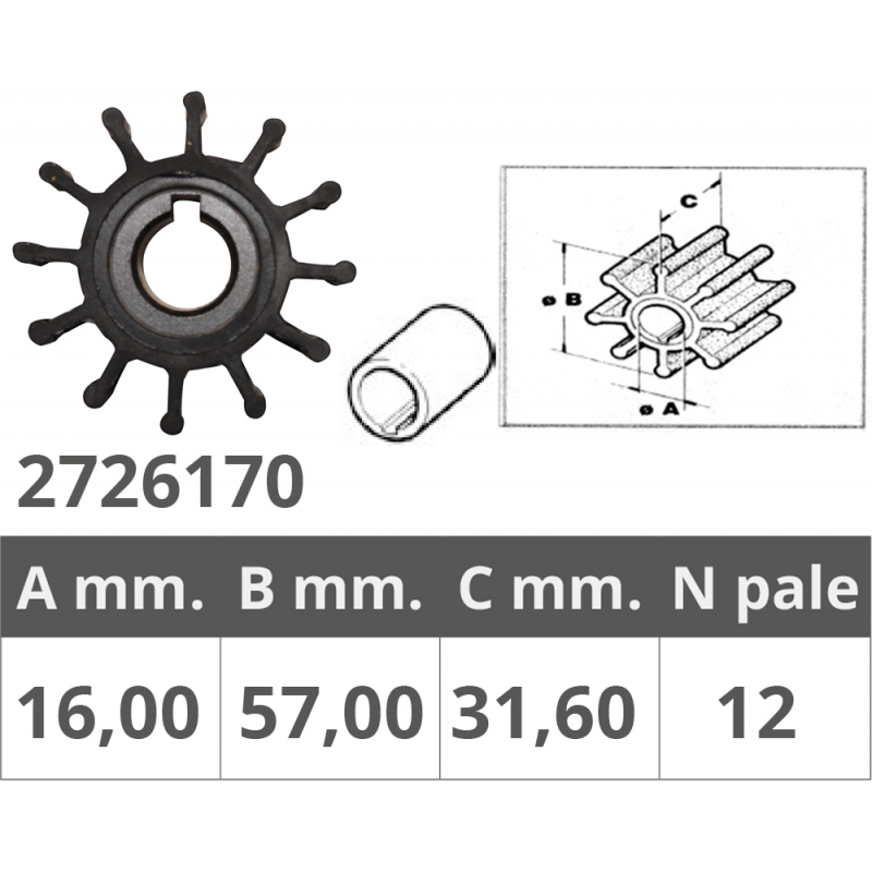 Impulsor Finnord Volvo Referencia original 21951350/83118 500170.CG