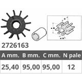 Finnord Impeller Jabsco 17938-0001 500163.G