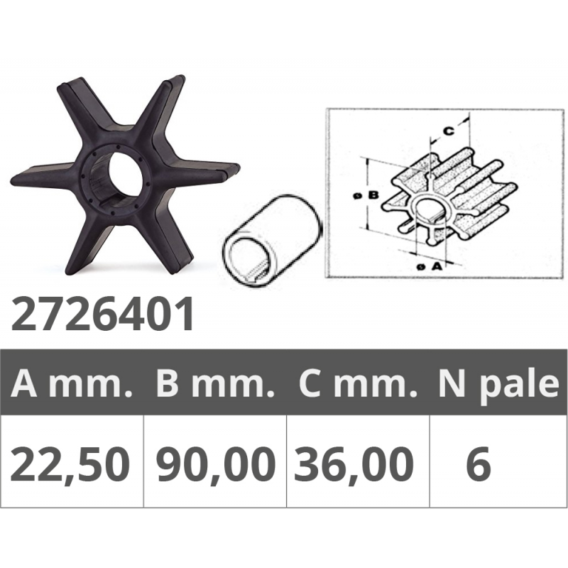 Impulsor Finnord Yamaha Referencia original 6Ce-44352-00 500401.N