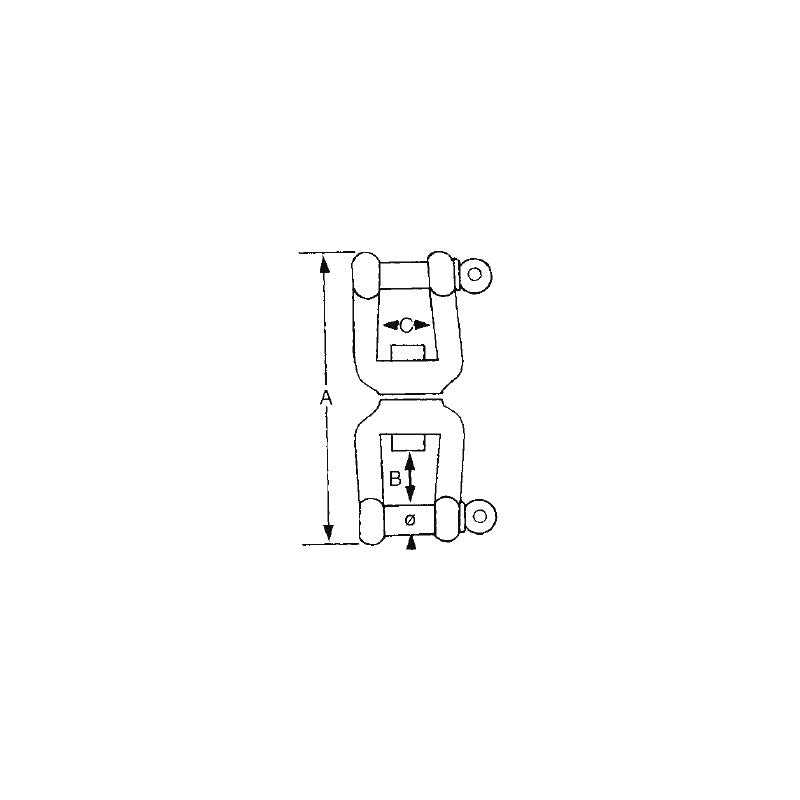 FNI Girella Inox Grillo-Grillo Diametro mm 5 S0425-A0005